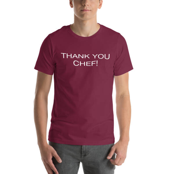 Unisex t-shirt "Thank you Chef!" - Image 3