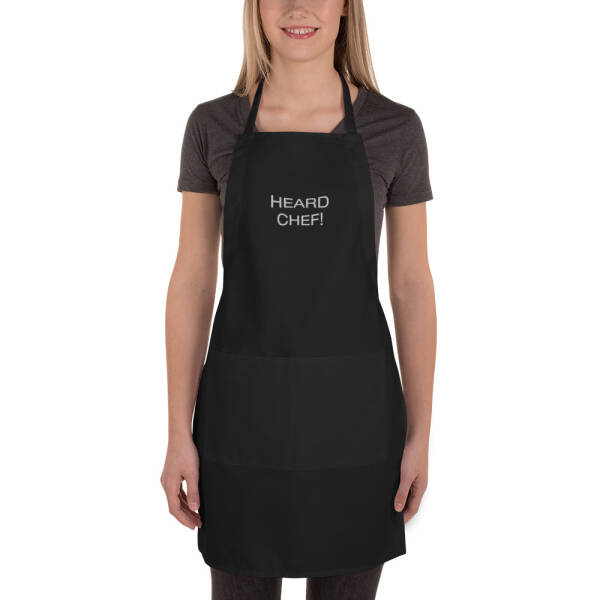 Embroidered Apron "Heard, Chef!" - Image 2