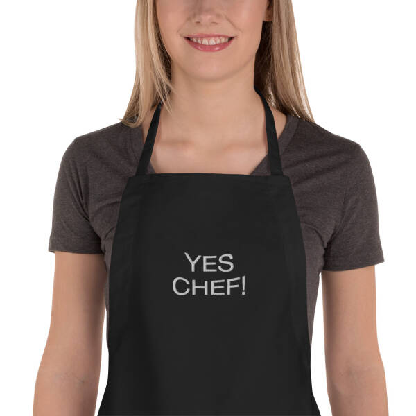 Embroidered Apron "Yes, Chef!" - Image 2