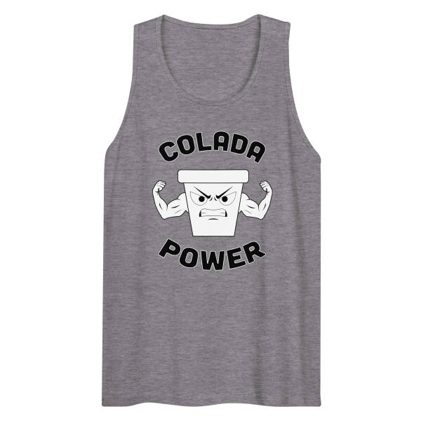 Men’s premium tank top "Colada Power" - Image 3