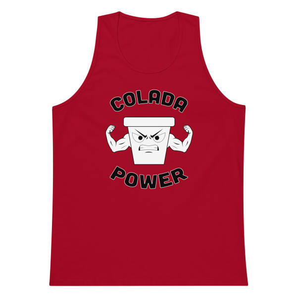 Men’s premium tank top "Colada Power" - Image 5