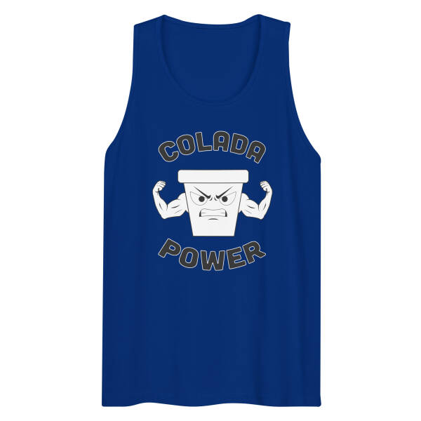 Men’s premium tank top "Colada Power" - Image 2