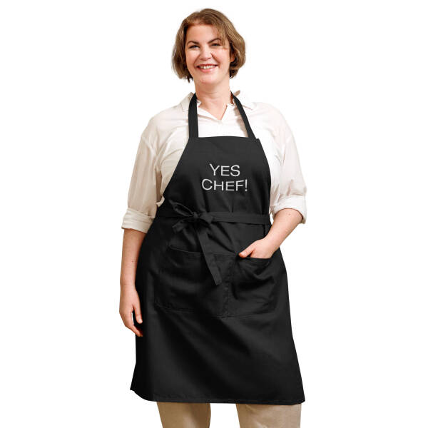 Organic cotton apron "Yes, Chef!"