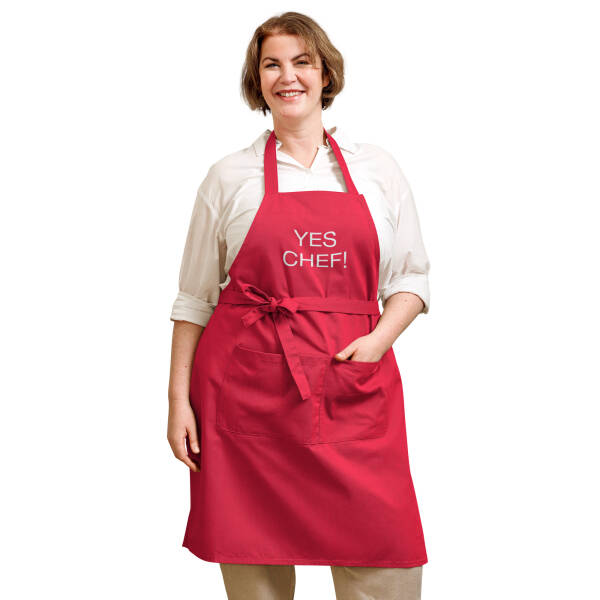 Organic cotton apron "Yes, Chef!" - Image 3